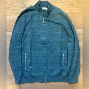 Brunello Cucinelli Men’s Full Zip Cashmere Sweater